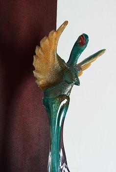 Kjell Engman, glasskulptur, Kosta Boda, unik.