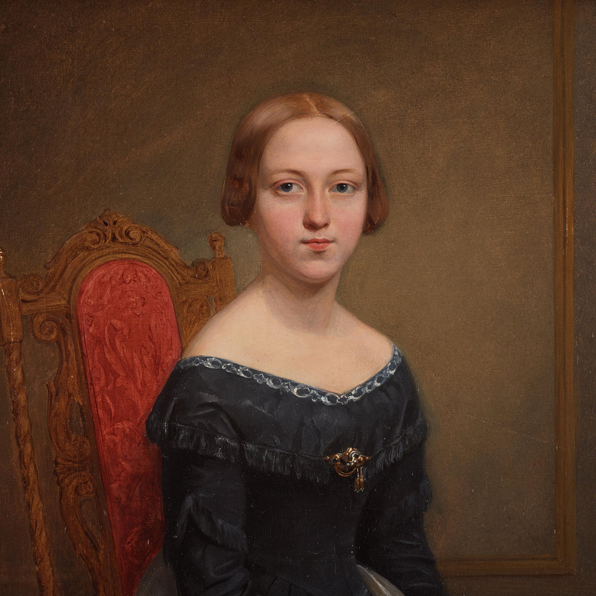 Nils Jakob Olsson Blommér, Porträtt av Mathilda Lovisa Esberg (1827-1901), 21 år gammal.