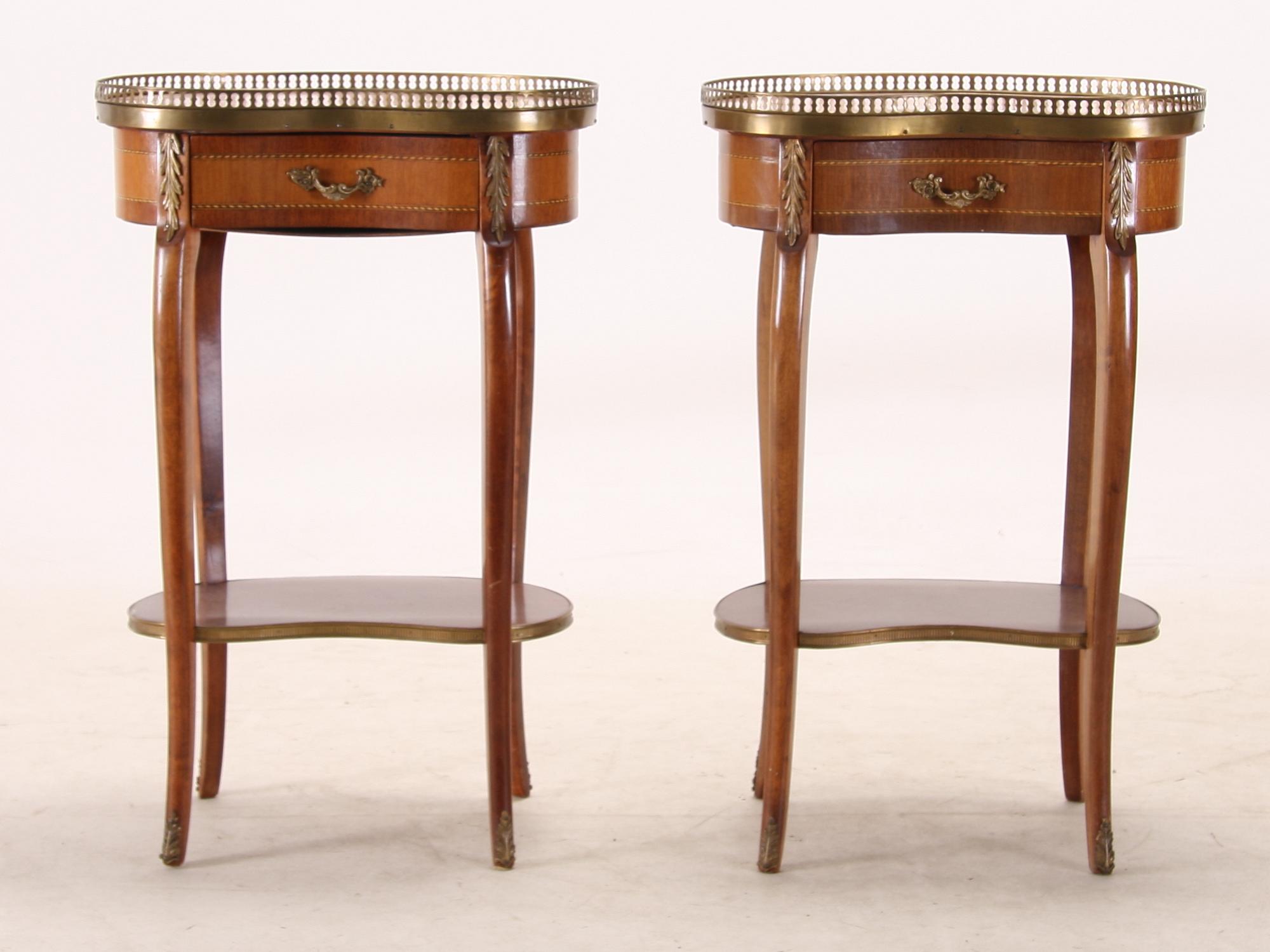 LAMPBORD, ett par, Louis XVI-stil, Spanien, 1900-talets mitt.