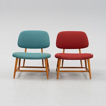 Alf Svensson, fåtöljer ett par, "TeVe", Bra Bohag, Studio Ljungs Industrier AB, Malmö, 1950-tal.