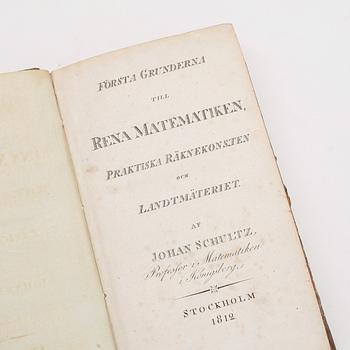 PARTI BÖCKER, 4 st, "Fredmans epistlar", dikter av Vetalis, matsvampar och matematik, 1800-tal.