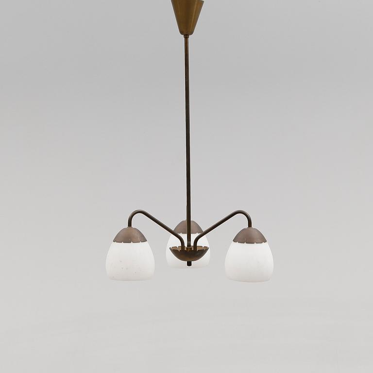 TAKLAMPA, 1900-talets mitt. Höjd 69 cm.