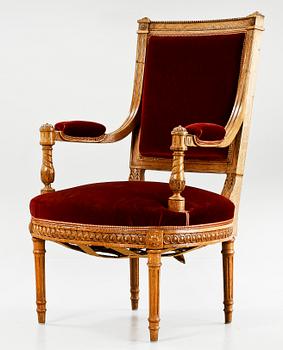 KARMSTOL, Louis XV-stil, 1900-tal.