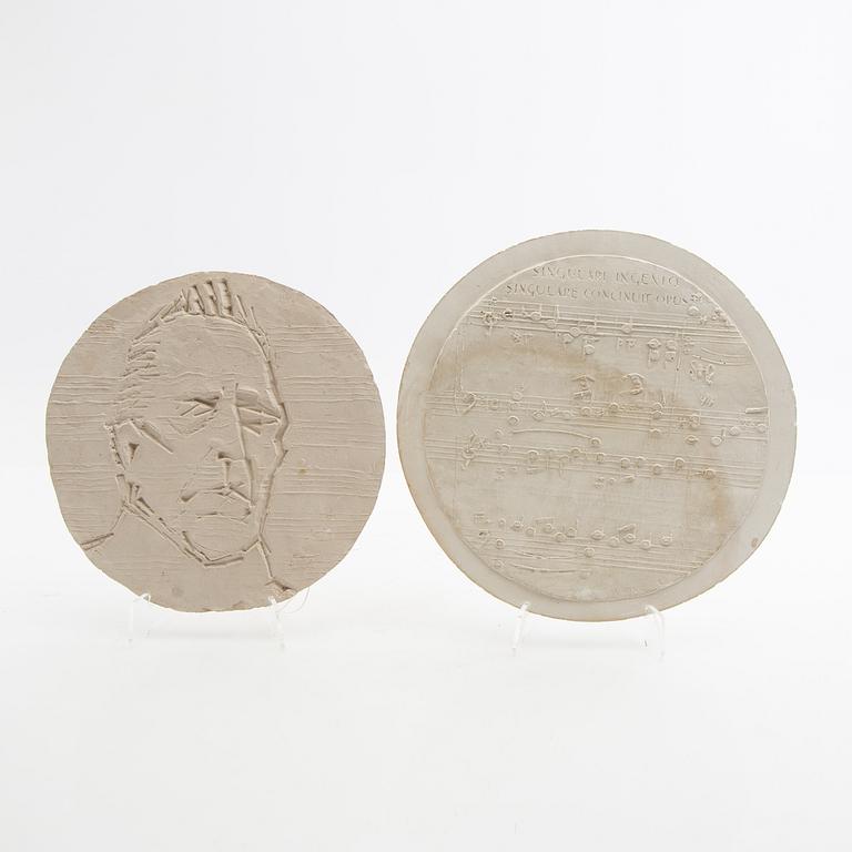 Arne Jones, reliefs 2 pcs, "Berwald", 1968-69.