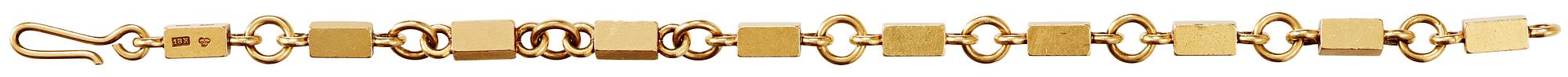 WIWEN NILSSON, armband, Lund 1964, 18k.
