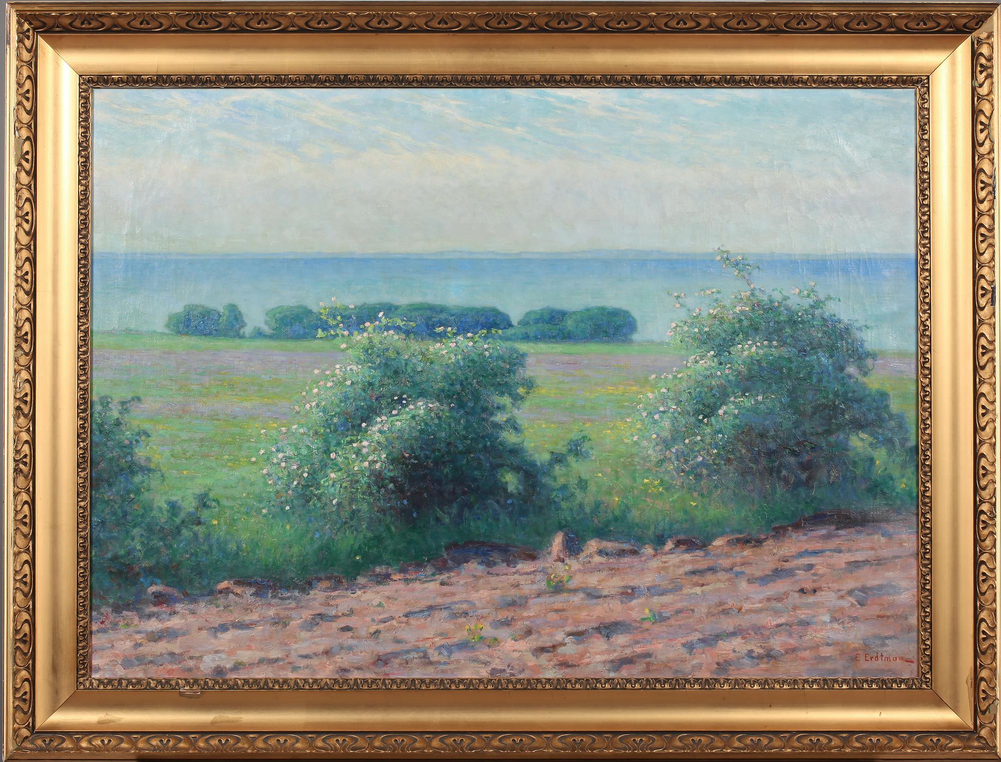 ELIAS ERDTMAN, olja på duk, signerad.