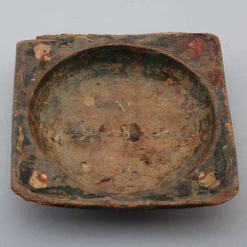 SNIBBSKÅL, allmoge, trä, sannolikt 1700-tal.