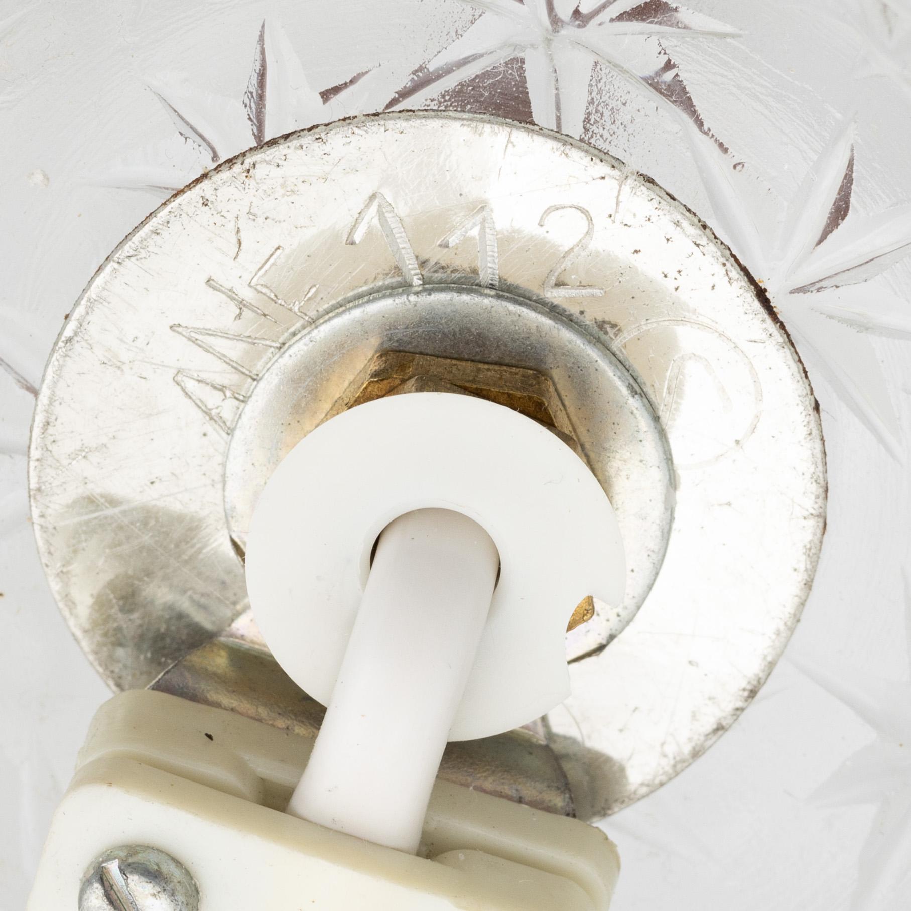 A pair of table lamps from Nybro, second half of the 20th Century.