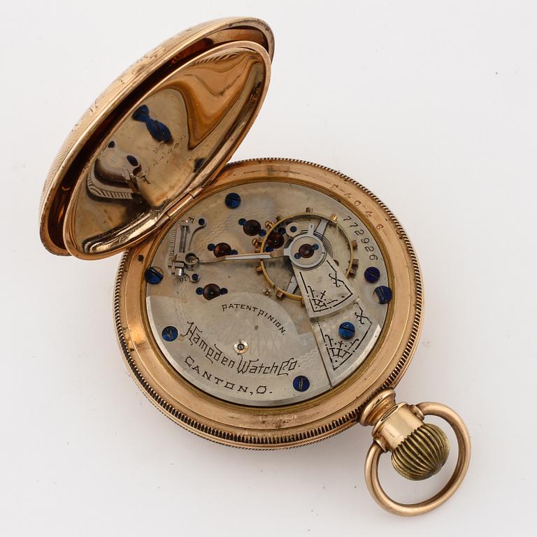 HAMPDEN WATCH CO, fickur, 55,5 mm.