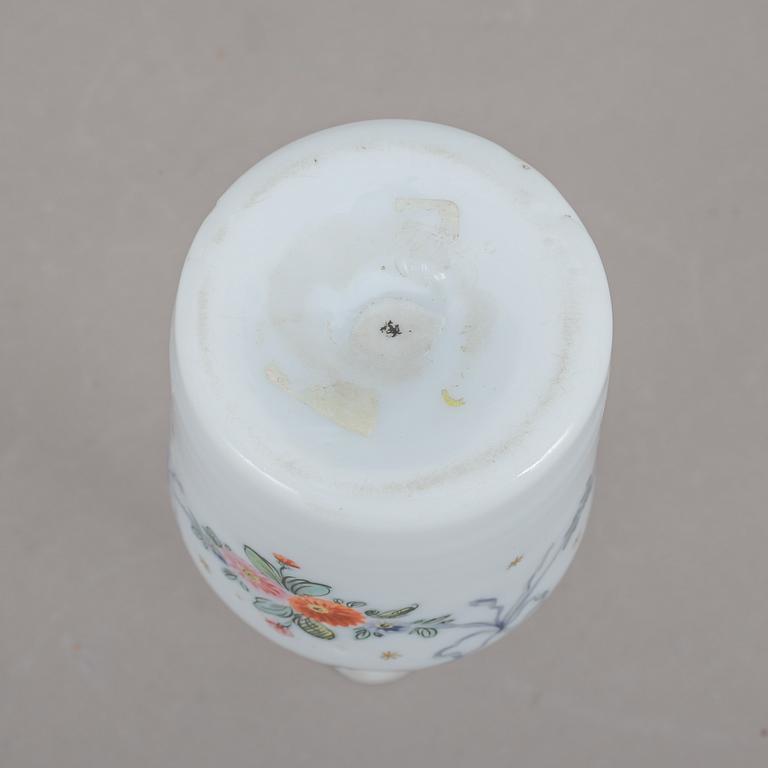 FLASKA, opalglas, 1800-tal.