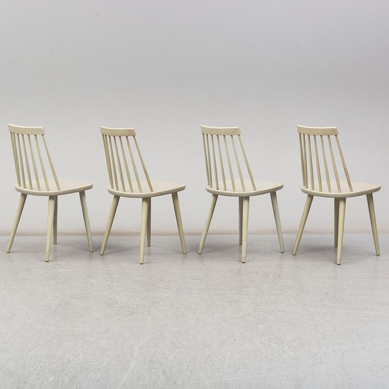 YNGVE EKSTRÖM, four 'Pinnochio' chairs, late 20th Cenutry.