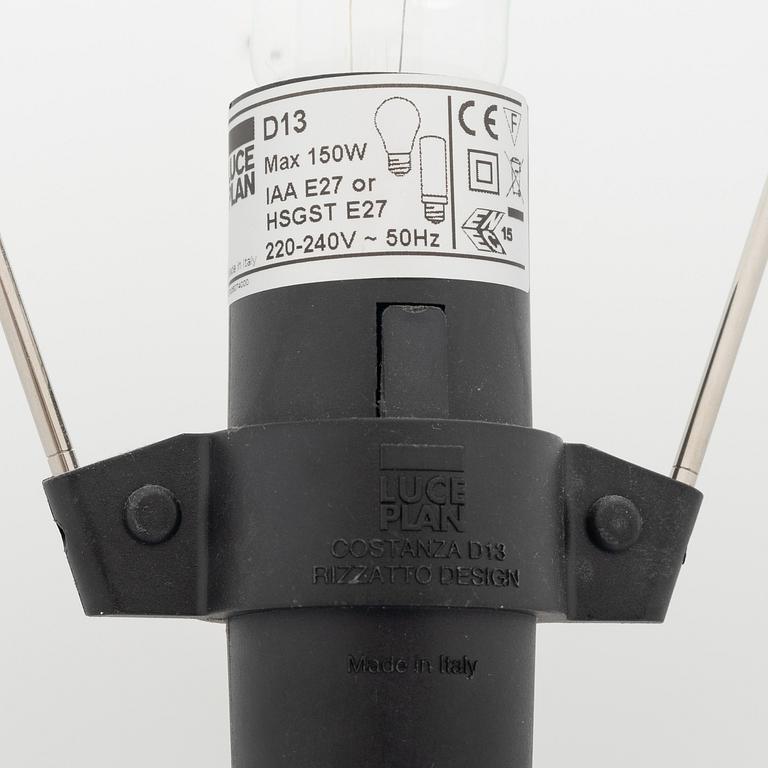 Paolo Rizzatto, golvlampa, "Costanza", Luceplan, Italien.