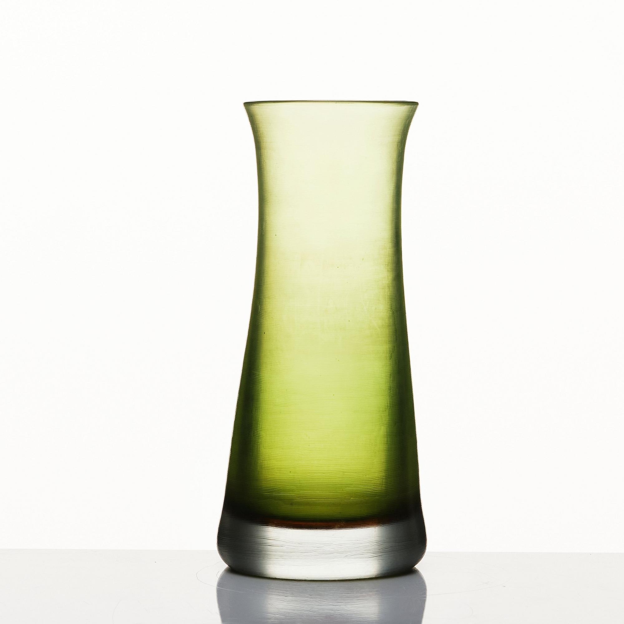Paolo Venini, 'Inciso' glass vase, Venini, Murano, Italy 1960s.