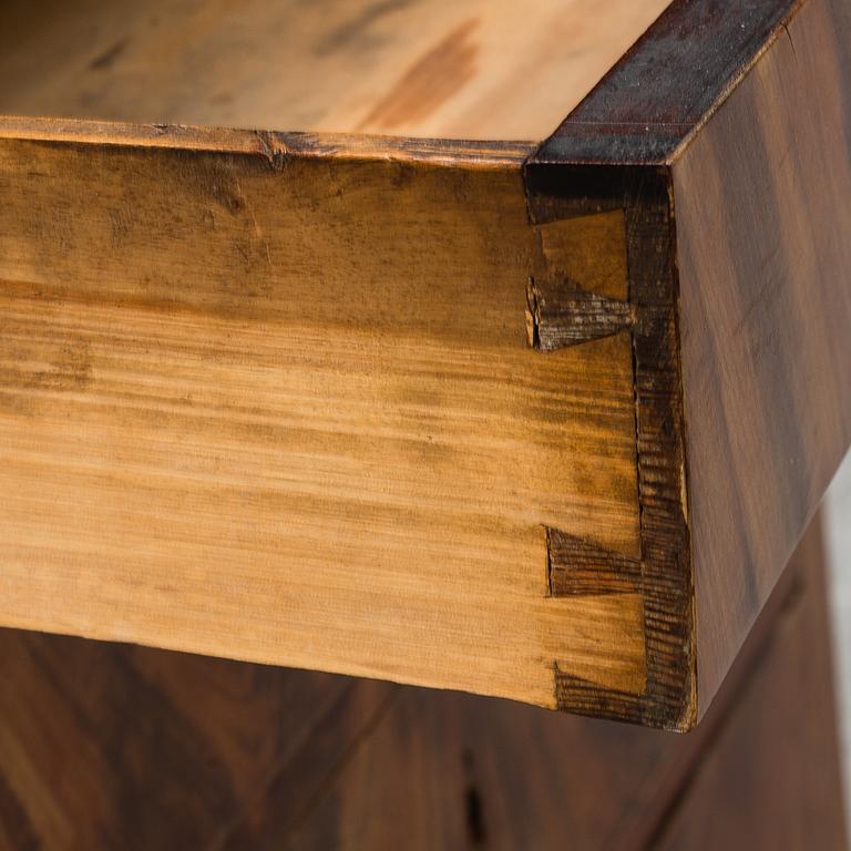 A Swedish empire chest of drawers, first half of the 19th century.