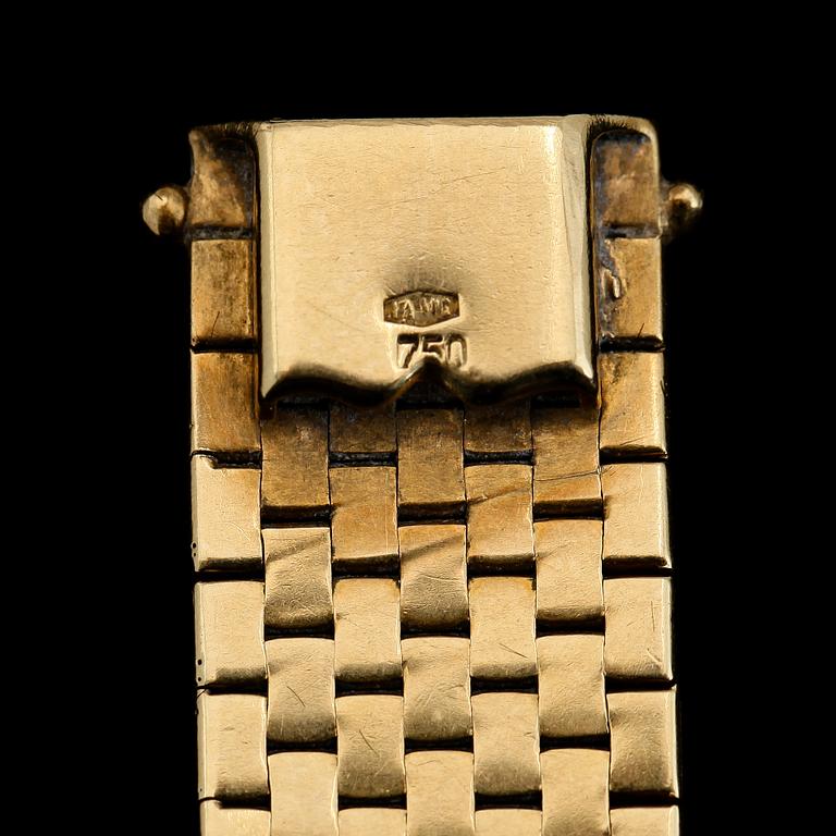 ARMBAND, 18K guld, fantasilänk. Vikt ca 39 gram.