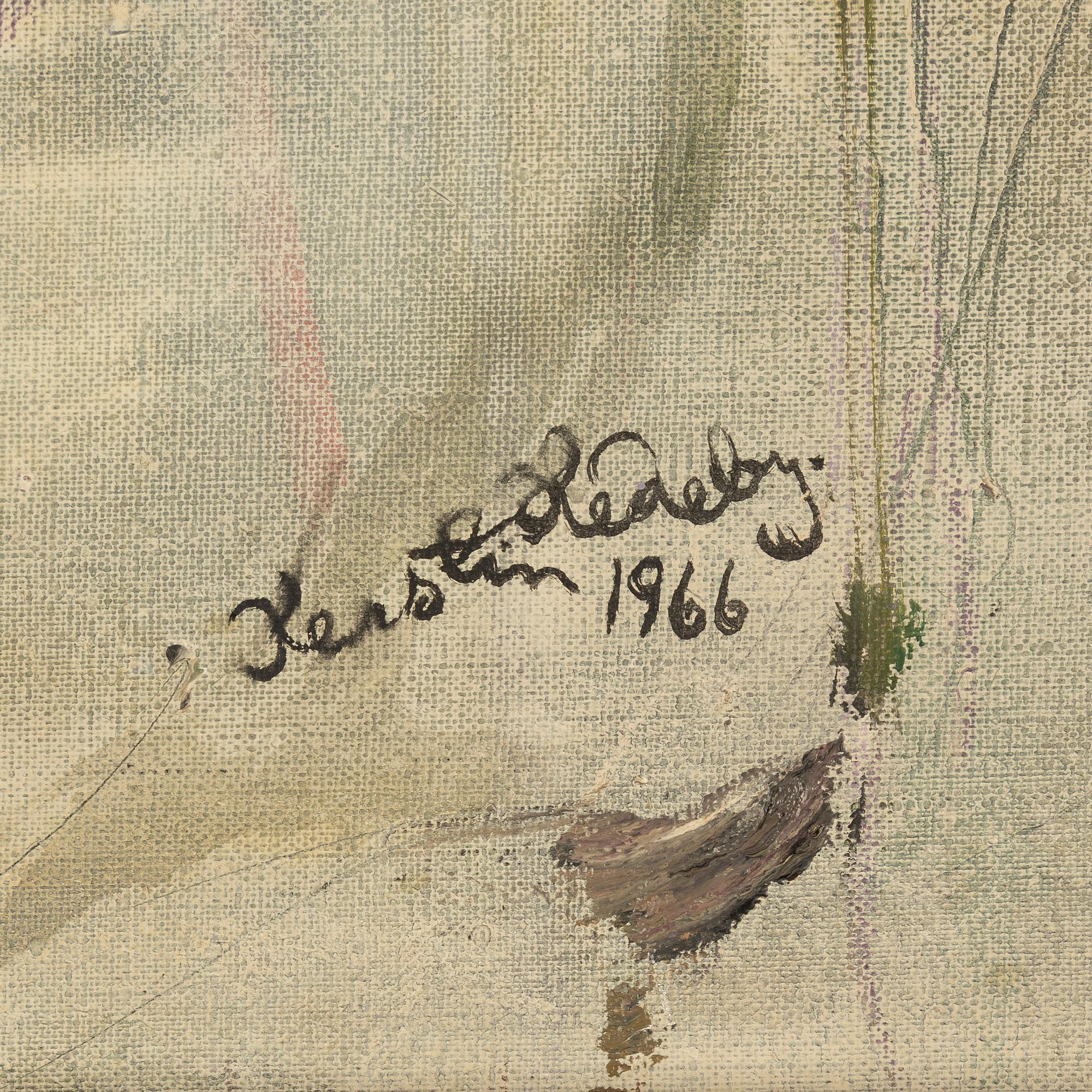Kerstin Hedeby-Pawlo, oil on canvas, signed and dated 1966.