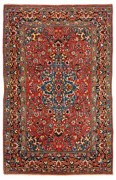 An antique/semi-antique Jozan carpet, ca 210 x 136 cm.
