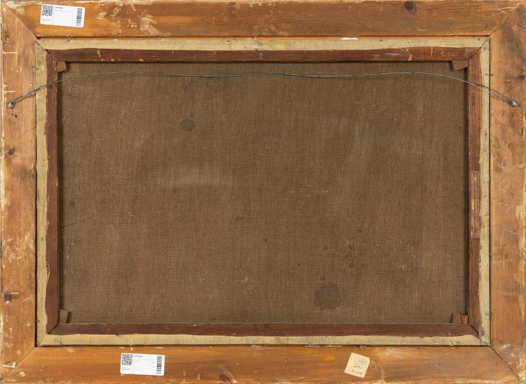 Octavius Thomas Clark, oil on canvas, signed.