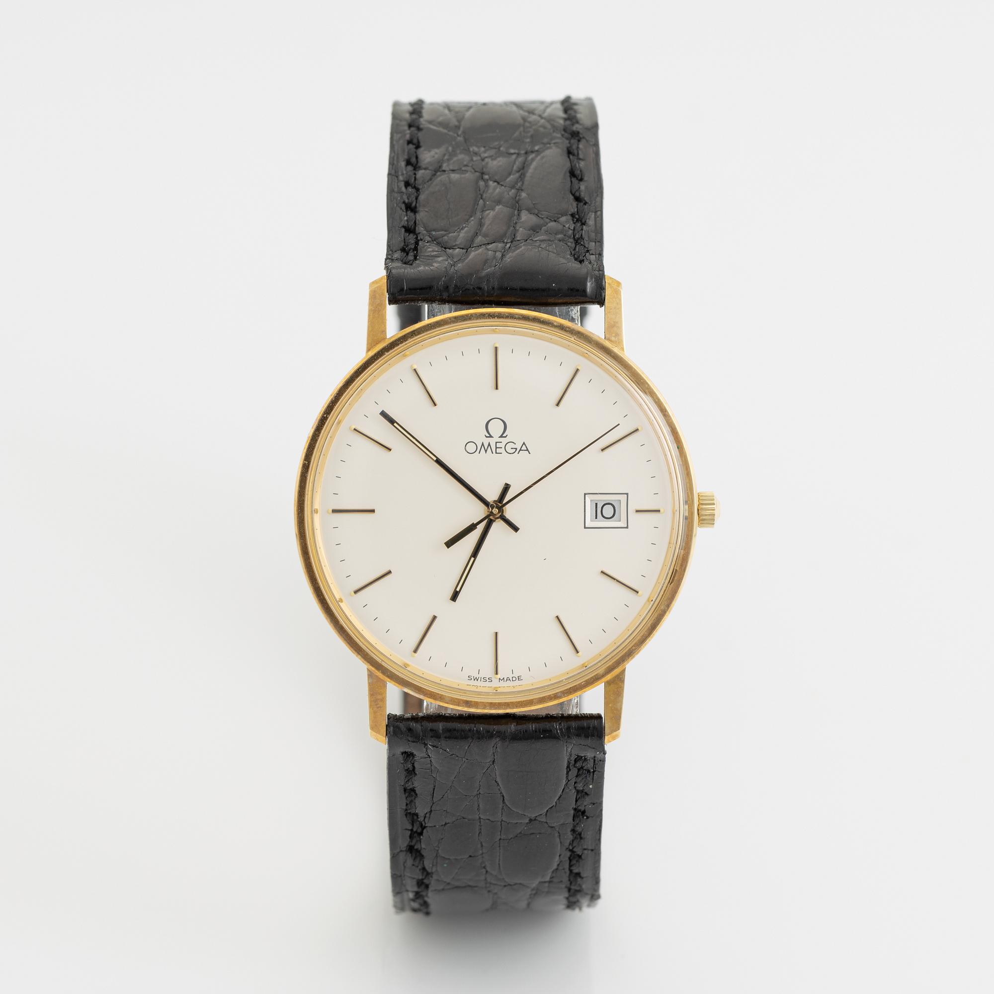 Omega, armbandsur, 33,5 mm.