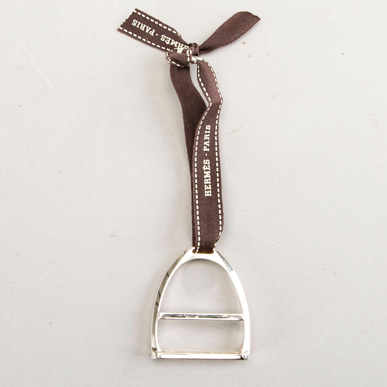 Hermès, scarfring, silver, ca 23g, stämpelmärkt.