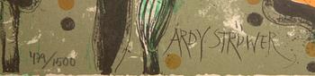 Ardy Strüwer, Ardy Strüwer, color lithograph, signed 479/1500.