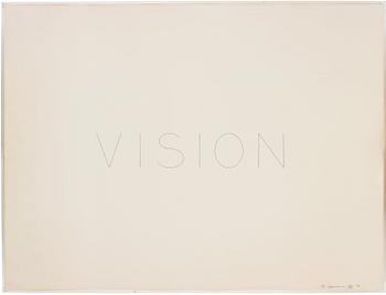 361. Bruce Nauman, "Vision".