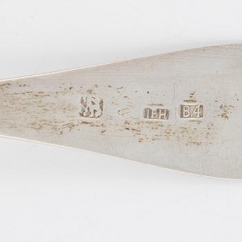 A set of  Silver Spoons, including Andreas Isberg, Skänninge 1814 (8 pieces).