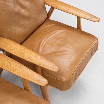 Hans J. Wegner, fåtöjler, ett par, "GE 240/Cigarren", Getama, Gedsted, Danmark, 1950/60-tal.