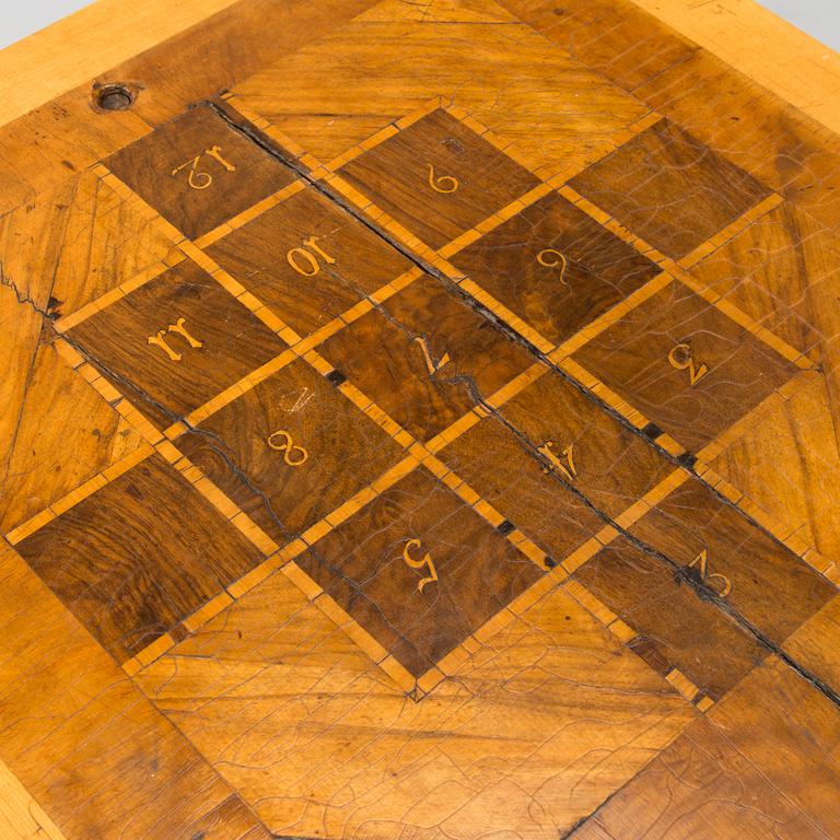 Spelbord, 1700-talets senare hälft. Rokoko.