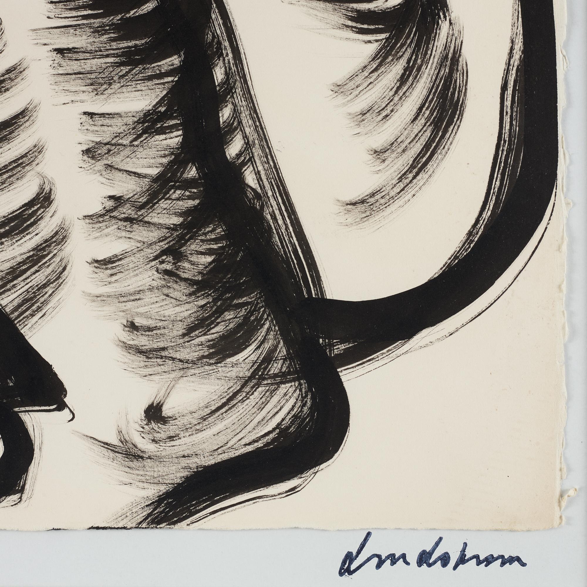 Bengt Lindström, acrylic on paper, signed with stamp and certified verso by Curt Aspelin, 1970-tal.