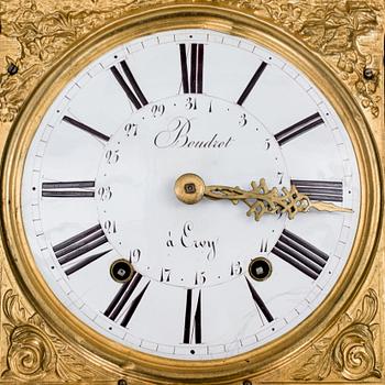 VÄGGPENDYL, s.k. "Horloge Comtoise", Frankrike 1800-talets senare del.