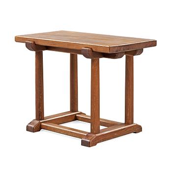 501. An Axel Einar Hjorth stained pine 'Sandhamn' side table, Nordiska Kompaniet ca 1929.