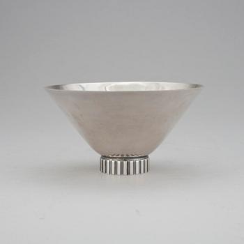 COHR & CO, Danmark. Skål, sterlingsilver, före 1987. Vikt ca 180 gram.