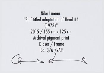 Niko Luoma, "Self titled adaption of Head #4 (1973)".