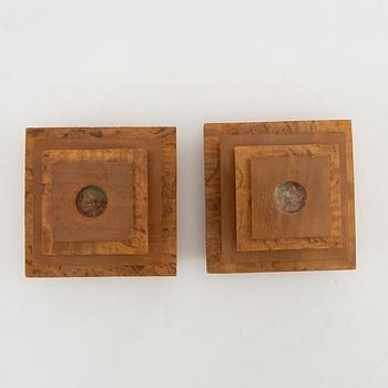 Candelabras a pair Art Deco 1930s.