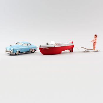 LEKSAKER, 3 st, Schuco, 1900-talets mitt.