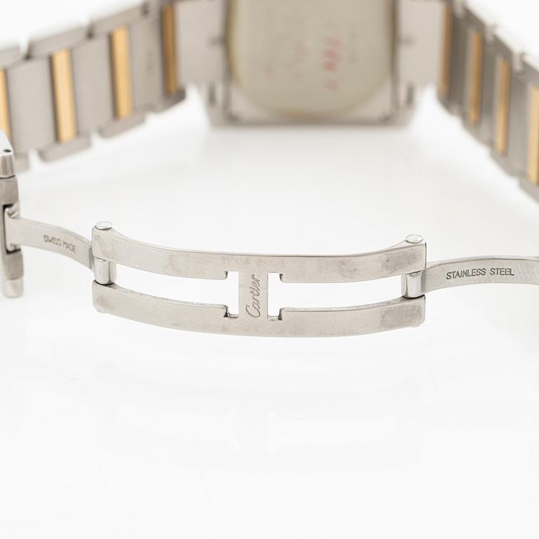 Cartier, Tank Française, armbandsur, 28 x 24 (32) mm.