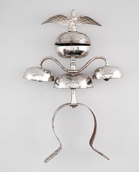 BJÄLLRA FÖR HÄSTSELE, metall, 1900-talets första hälft.