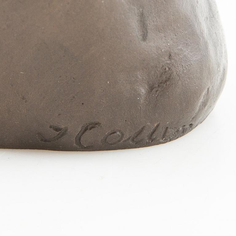 Johannes Collin, sculpture, bronze.