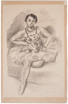 932. Henri Matisse, "Danseuse assie", from: "Dix danseuses".