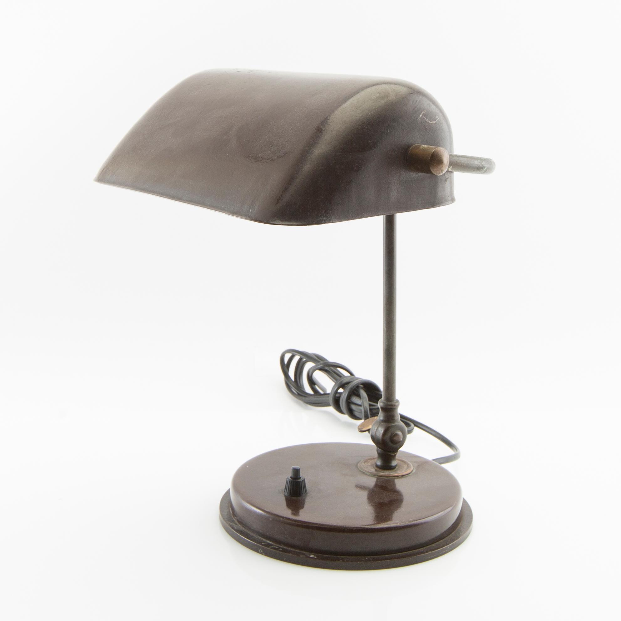 Desk lamp early 20th century.