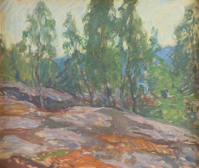 Wilho Sjöström, Landscape with Cliffs.