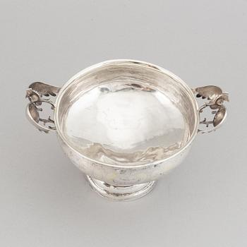 A swedish silver brandy bowl, mark of Lars Löfgren, Hudiksvall (1797-1853).