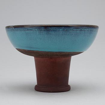 SKÅL PÅ FOT, Wilhelm Kåge, Farstagods, Gustavsbergs Studio 1957.