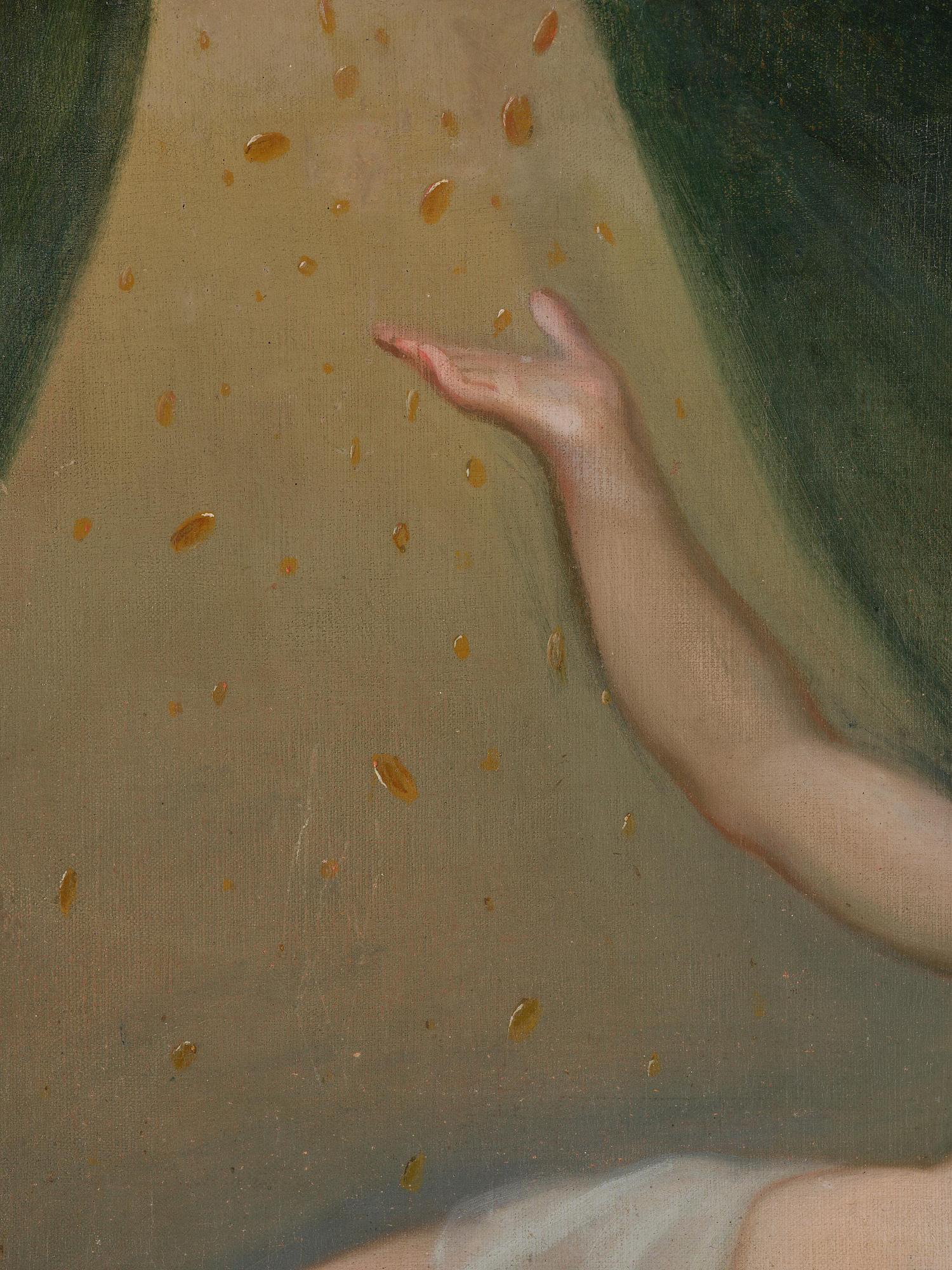 Georg Engelhard Schröder, attributed to, Danaë and the Shower of Gold.