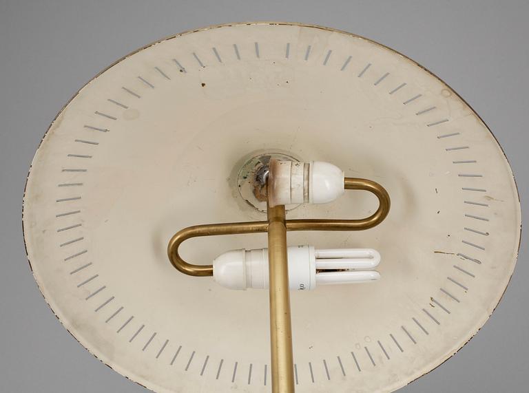 BORDSLAMPA, mässing, Lyfa, "B146", 1956.