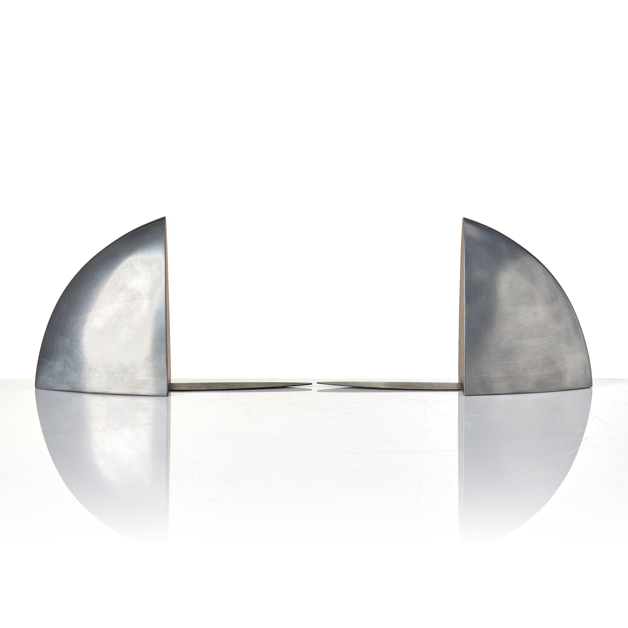 Neil Freeman Design, a pair of bookends, England, late 20th Century.