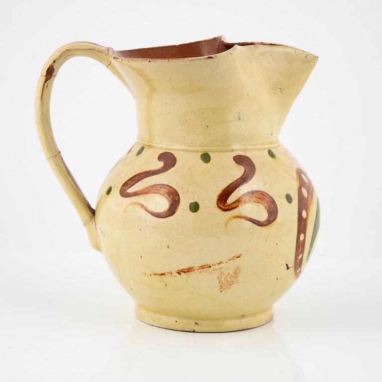 Alfred William Finch, a jug, Iris Finland, 1897-1902.