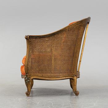 An early 20th century armchair, possibly France.