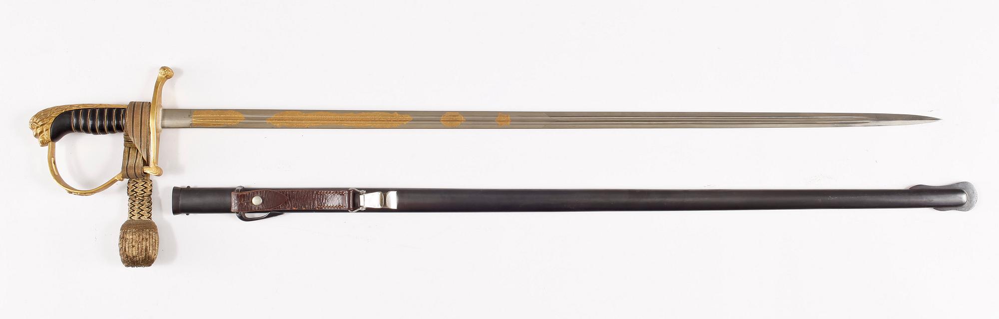 SABEL, Sverige, m/1899 för officer vid infanteriet.